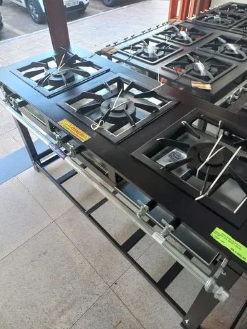 Fogao Perfil 40x40 3 Bocas