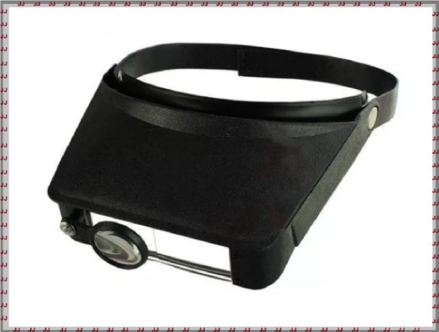 Lupa De Cabeça Com Lentes Intercambiáveis - 1 fixa e outra ajustável - Foto 3