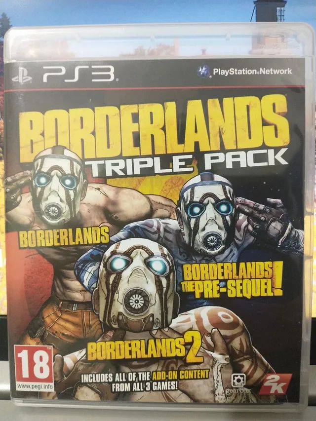 Borderlands Triple Pack - PS3 (semi-novo)