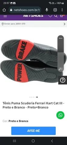 Netshoes tenis hot sale ferrari