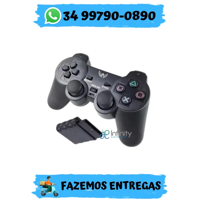 Controle Jogos Ps2 Com Fio Manete RESISTENTE