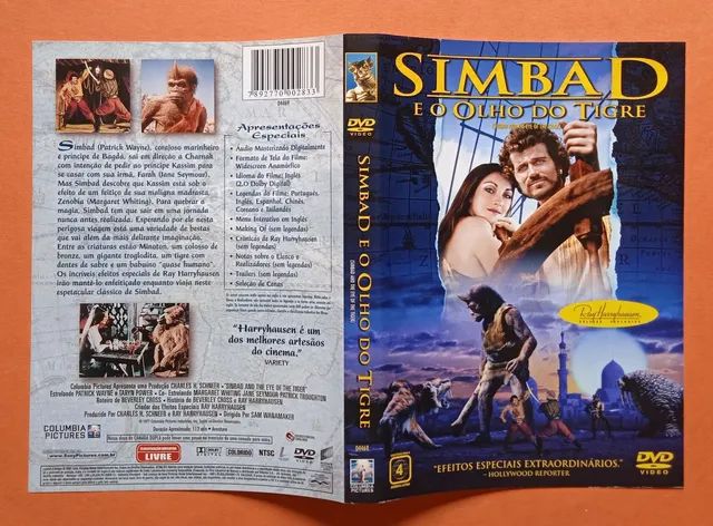 Dvd Simbad e o Olho do Tigre  - Foto 3