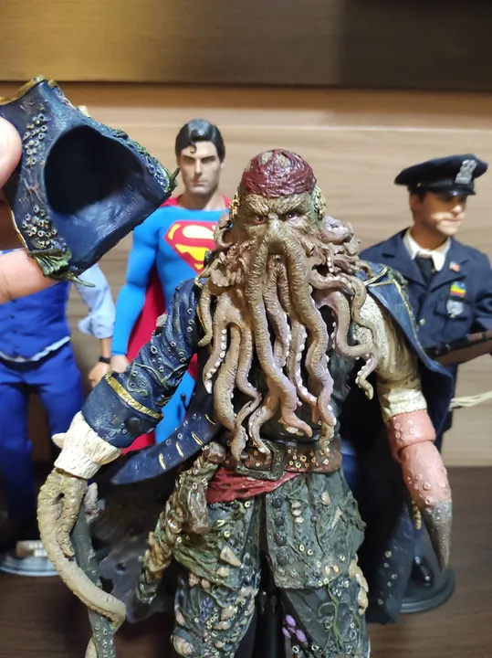 Figura neca Boneco Davy Jones Pirates of the Caribbean Coleção