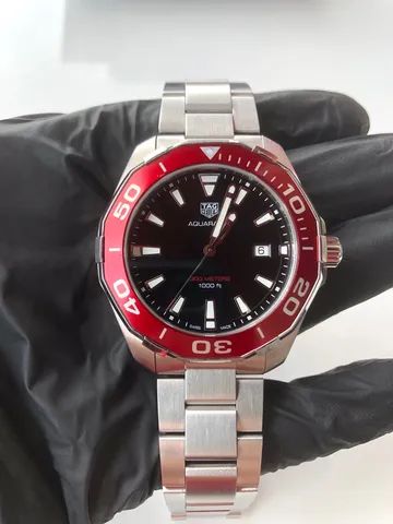 Rel gio Tag heuer aquaracer Quartz 43mm Acess rios Cambuci