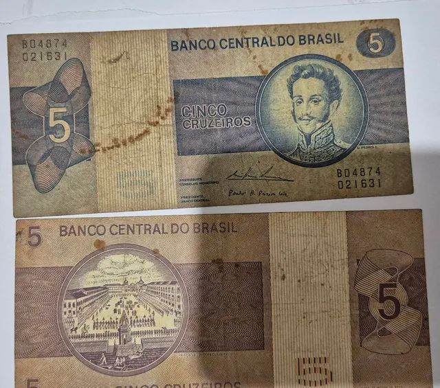 Vendo Notas Antigas de 5 cruzeiros - Foto 2
