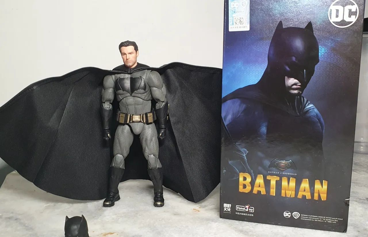 Batman de Ben Aflek com head extra original fond joy 
