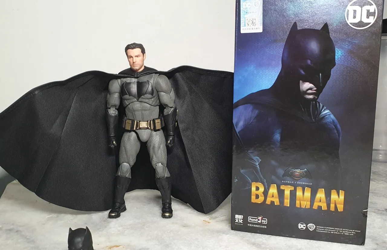Batman de Ben Aflek com head extra original fond joy