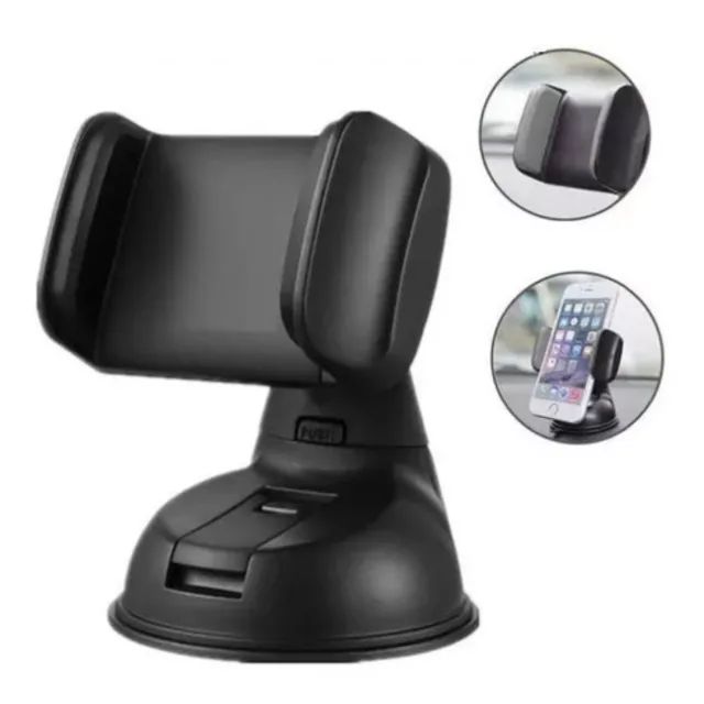 Suporte Celular Veicular Carro Trava Ventosa Silicone Painel Vidro 360 Graus - Foto 5