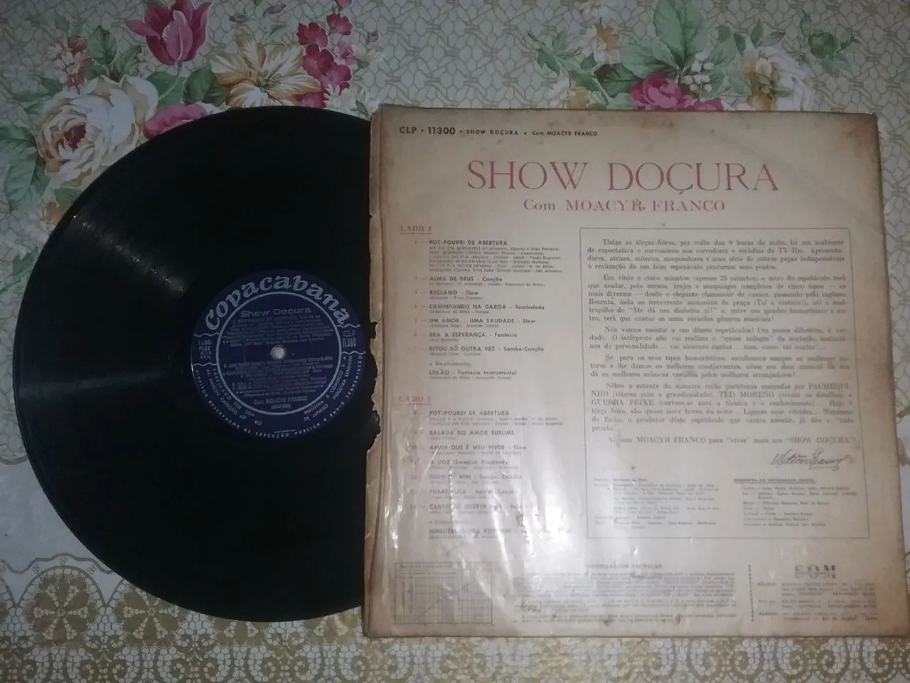 Disco de Vinil Trini Lopez e Moacir Franco Happy Trini Lopez - Foto 4