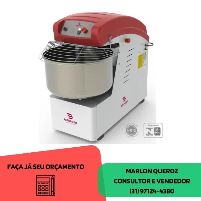 Amassadeira Braesi Industrial Nova 25kg