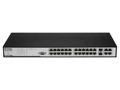 Switch Fast 28 portas D-Link DES-3028 24x10/100 2xGigabit 2x Combo Gerencíavel - Foto 3