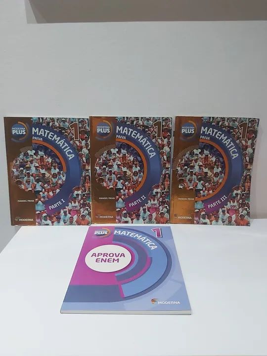 Livros Didáticos Matemática 1ª Série - Moderna Plus - Completo!