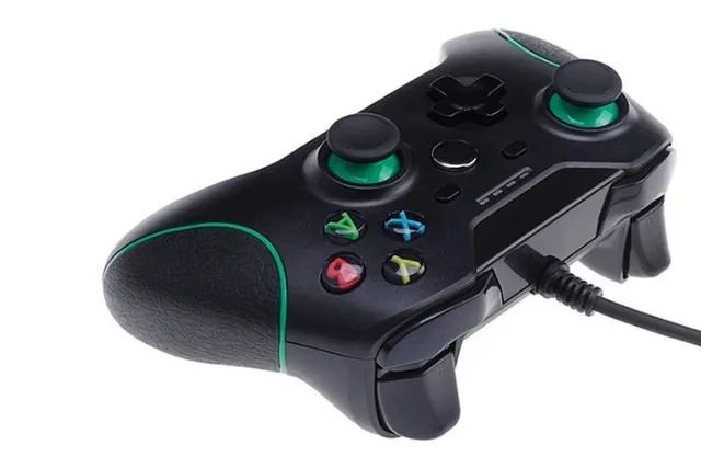 Controle USB com fio Joystick Gamepad para Microsoft Xbox One/Xbox One S/Windows PC - Foto 3
