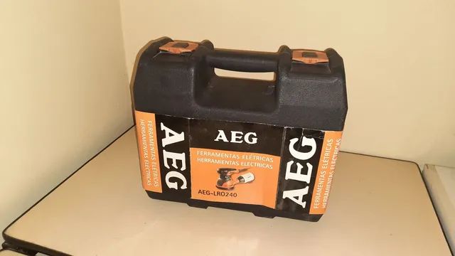 Lixadeira rotoorbital AEG 220v