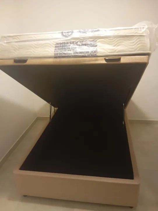 Cama Box baú probel blindado 138x188 colchão Ortobom  - Foto 2