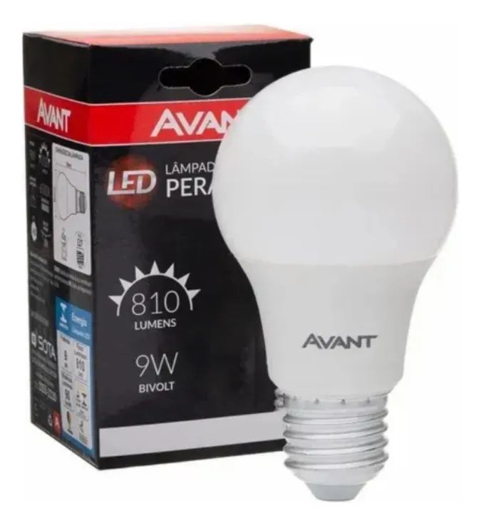 Lâmpada de Led 9w kit com 10 unidades