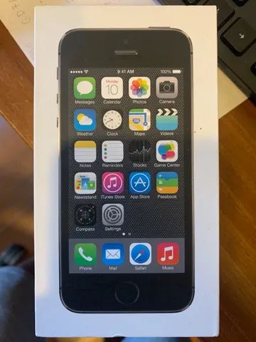 Caixa Vazia Iphone 5s 16Gb Preto