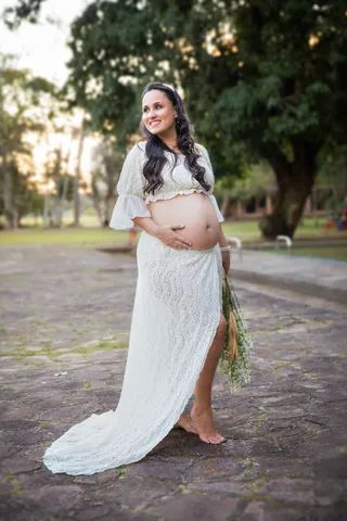 Figurino para ensaio gestante - Foto 5