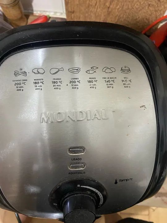 Air Fryer Mondial - Seminovo - Excelente Estado - Foto 3