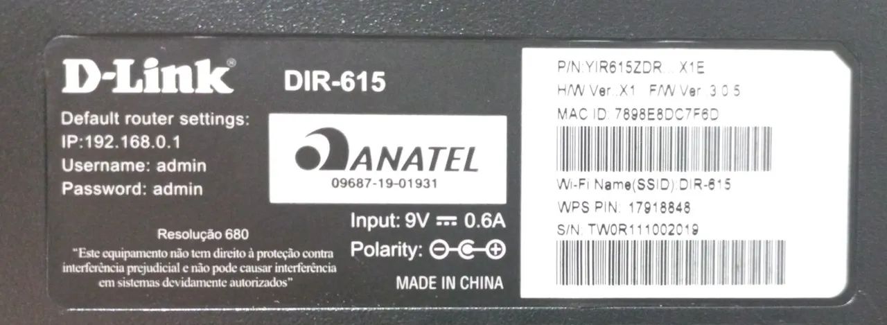 Roteador Repetidor D-link Dir-615 N300 100v/240v - Foto 2