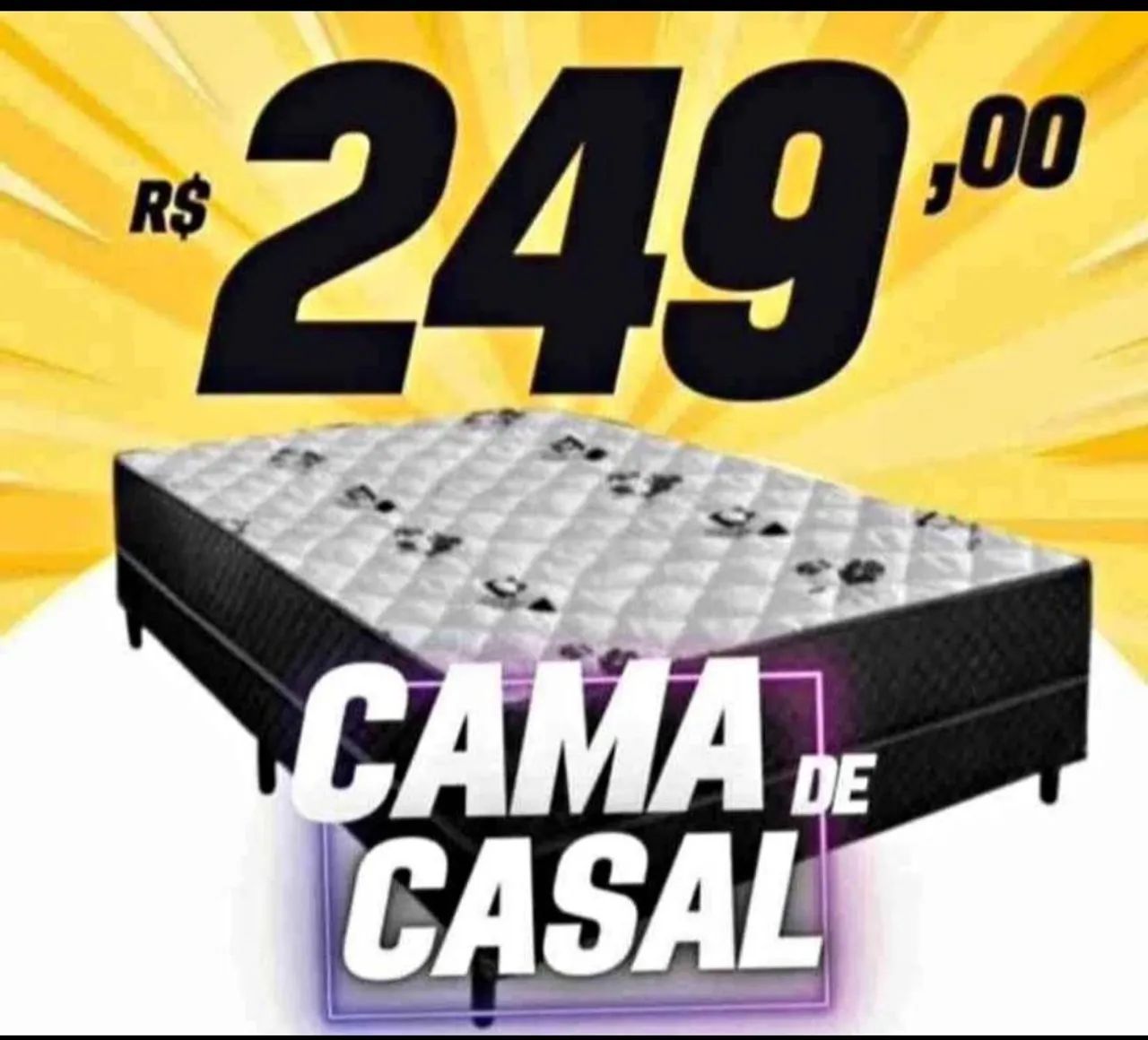 Cama Box Casal R$ 249,00
