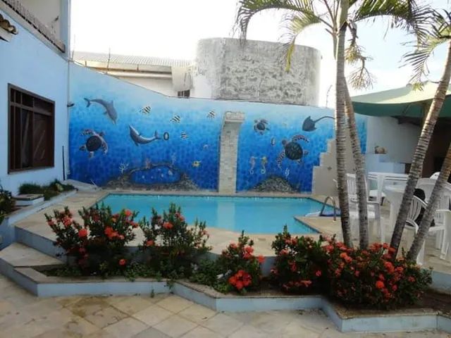 Painéis artístico para faixada ( muro de piscinas)