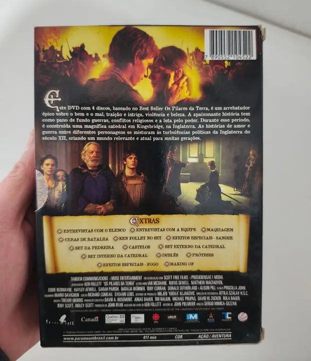 Os Pilares da Terra - Box Completo - 4 DVDs - Foto 6