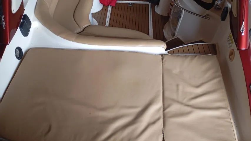 LANCHA FS 230 SCAPARE CABINADA 2013 VERMELHA - Foto 3