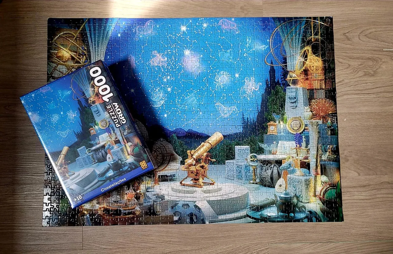 Quebra-cabeça Grow Puzzle 1000 peças - Constelações novo Lacrado