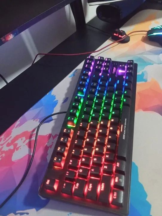 TECLADO MECÂNICO MARVO KG-901