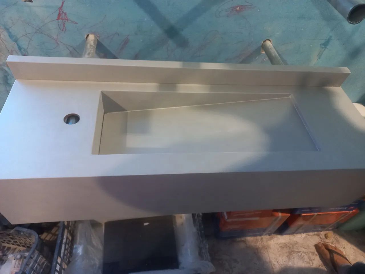 Pia de Banheiro em porcelanato 80X30 - Foto 4