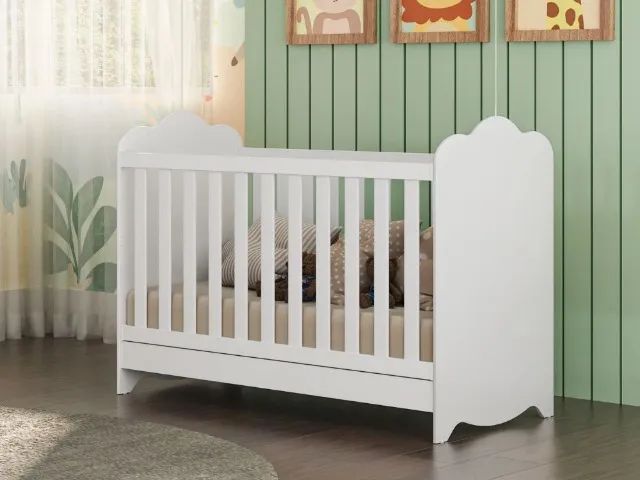 Berço vira Cama 100% MDF Clara 64840827050626120