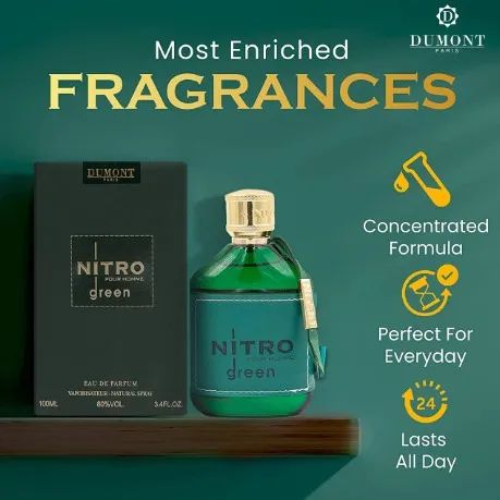 Perfume Masc. Nitro Green 100ml EDP Dumont Paris - Foto 2