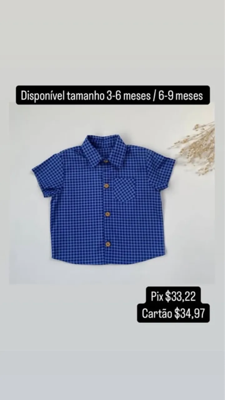 Camisa social infantil