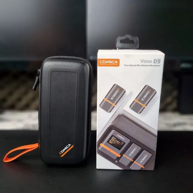 Microfone de Lapela Quádruplo Sem Fio - Comica Vimo Q - Foto 3