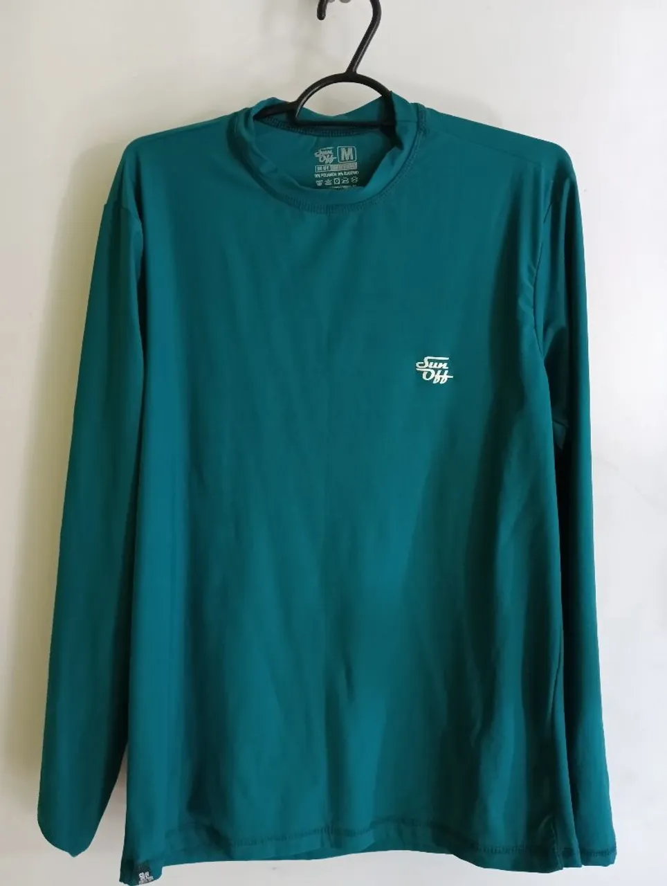 Camiseta Sun Off Manga Longa Verde