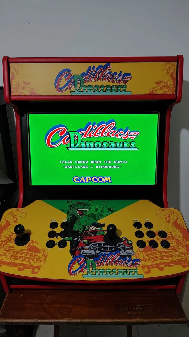 Fliperama - Máquina de Arcade Cadillac and Dinosaurs - Capcom