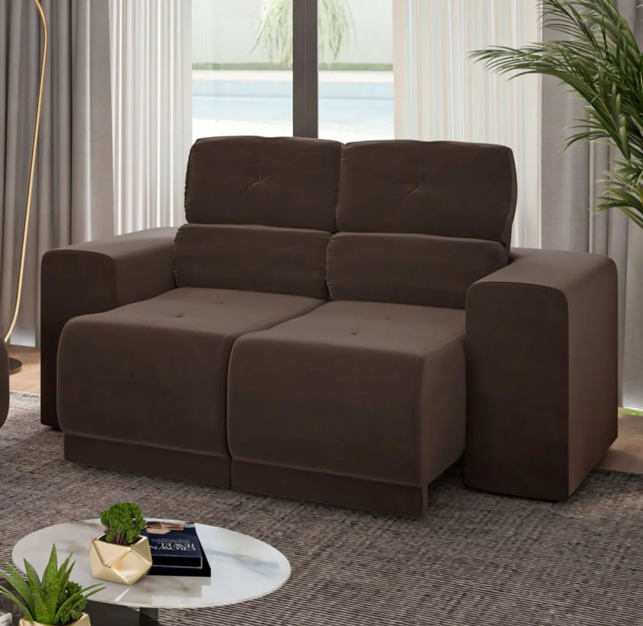 Sofá Retrátil Salvador 2mt  - Foto 3