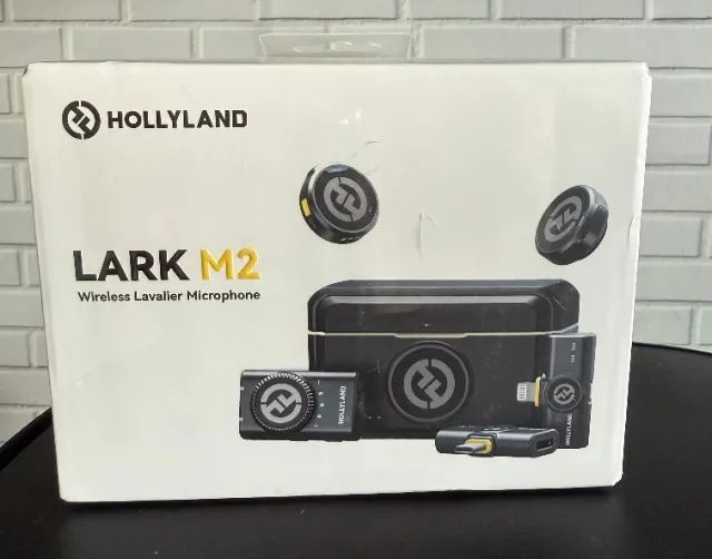 Microfone Lark M2 Duo | Hollyland | com nota fiscal | lacrado.