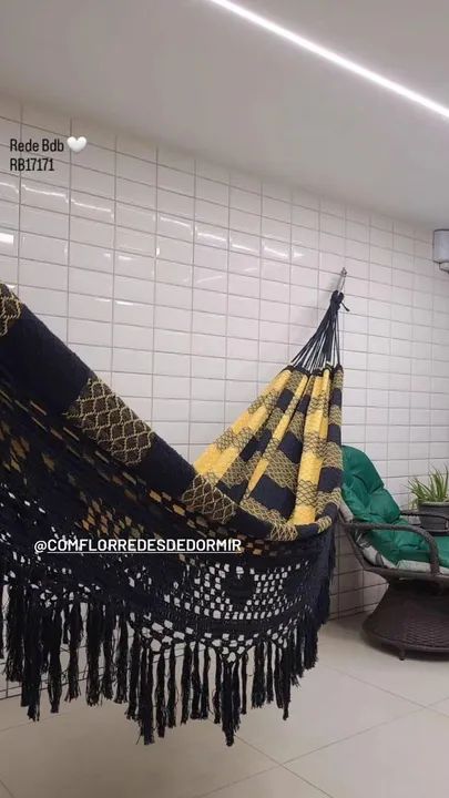 Rede de Dormir Espaçosa E Resistente- Tranquilidade e Conforto - Entrega Grátis  - Foto 6