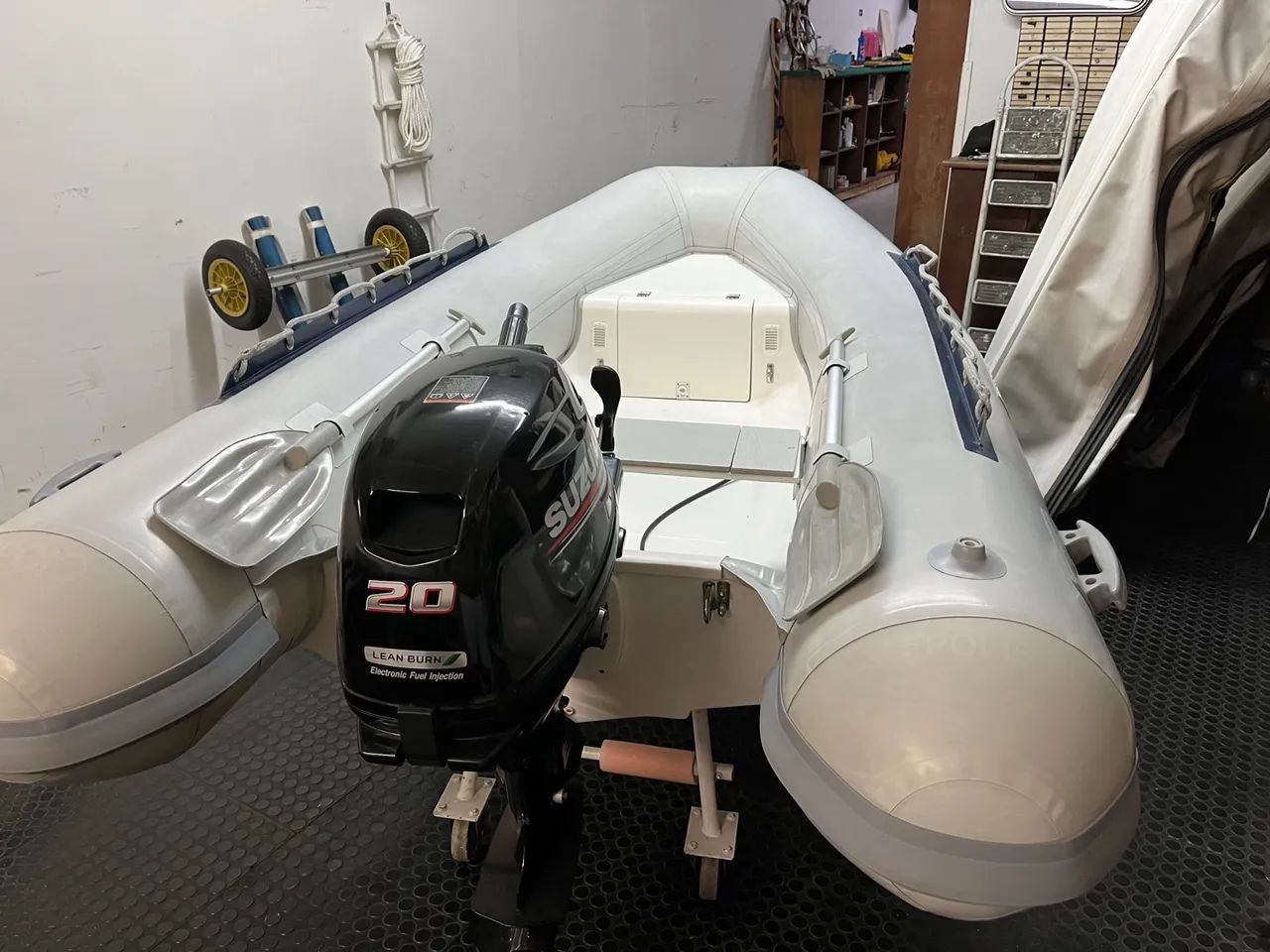 Bote inflável Flexboat SR10 LX prata . - Foto 5