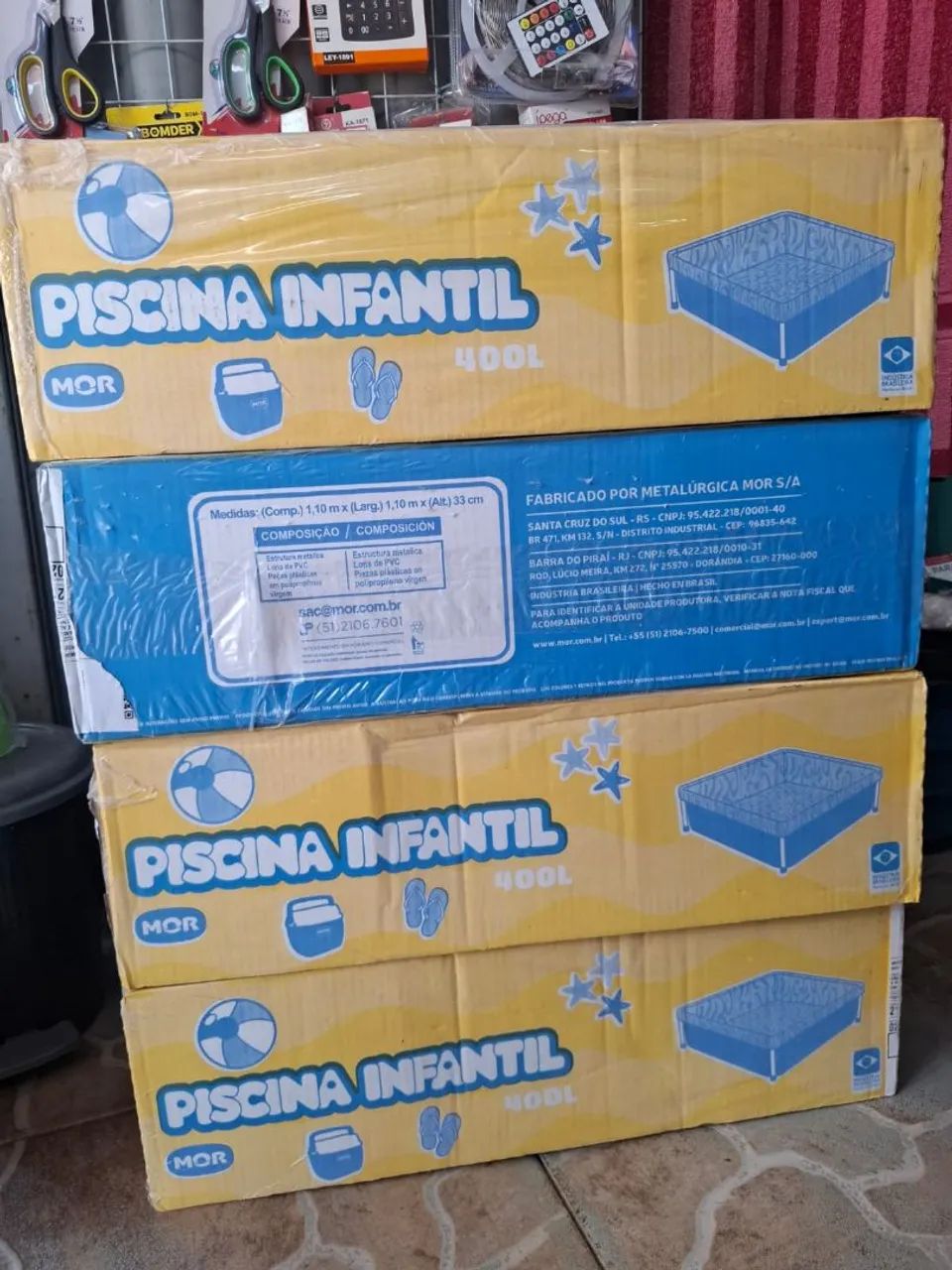 Piscina infantil 400 litros 