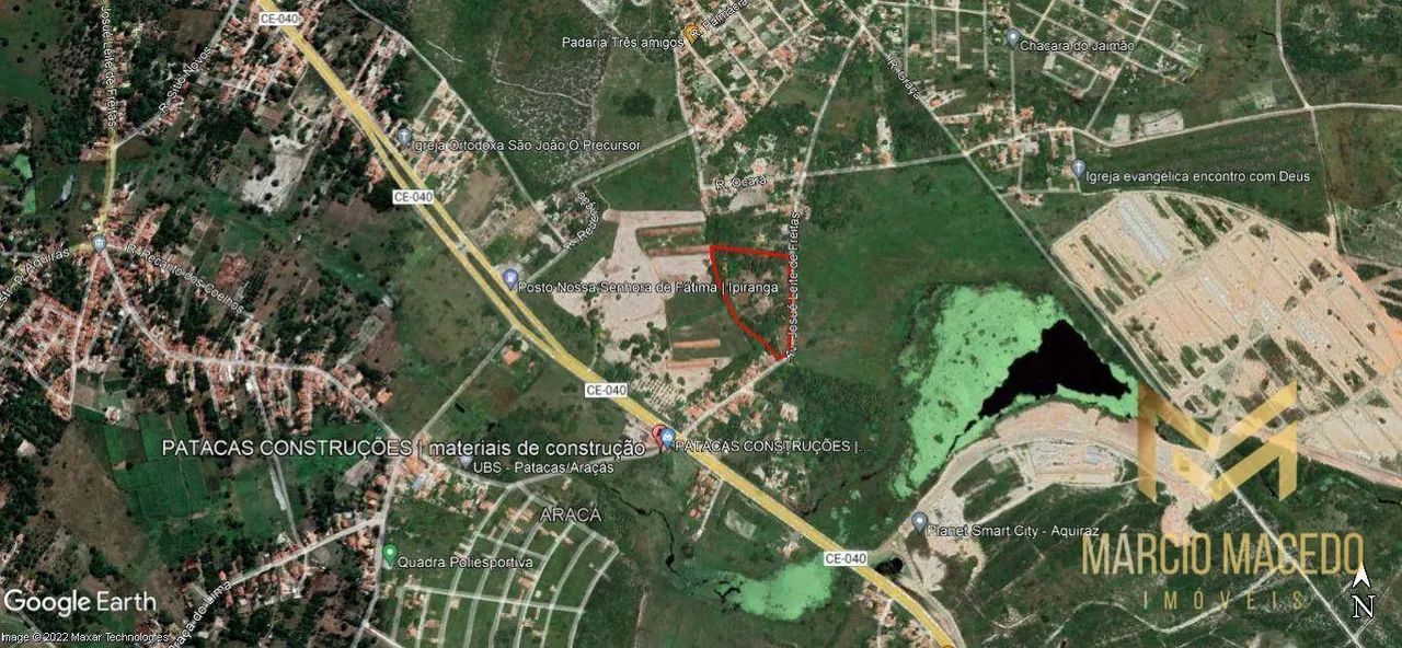 Terreno à venda, 39474 m² por R$ 1.578.970,00 - Patacas - Aquiraz/CE - Foto 4