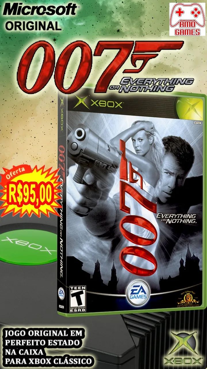 James Bond 007: Everything or Nothing para Xbox Clássico - Torne-se o Agente Secreto Letal