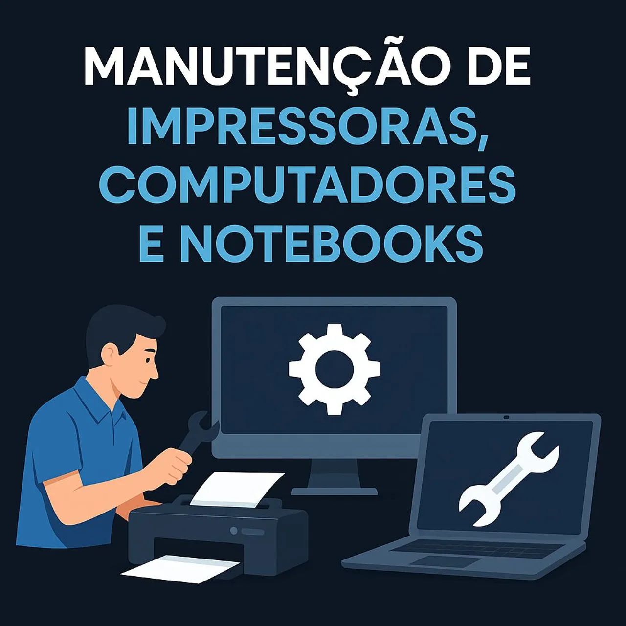 Manutenção em impressoras, computador e notebook 