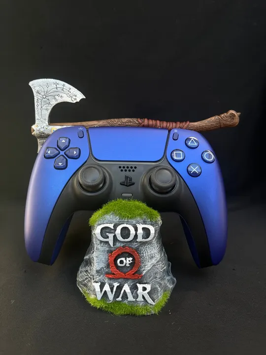 Suporte de Controle God of War pintado a mão