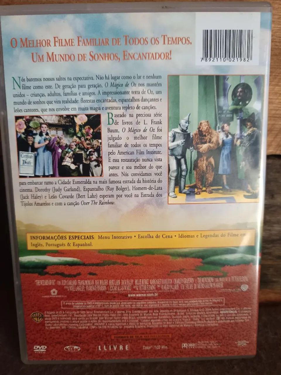 O mágico de oz. Dvd original. - Foto 2