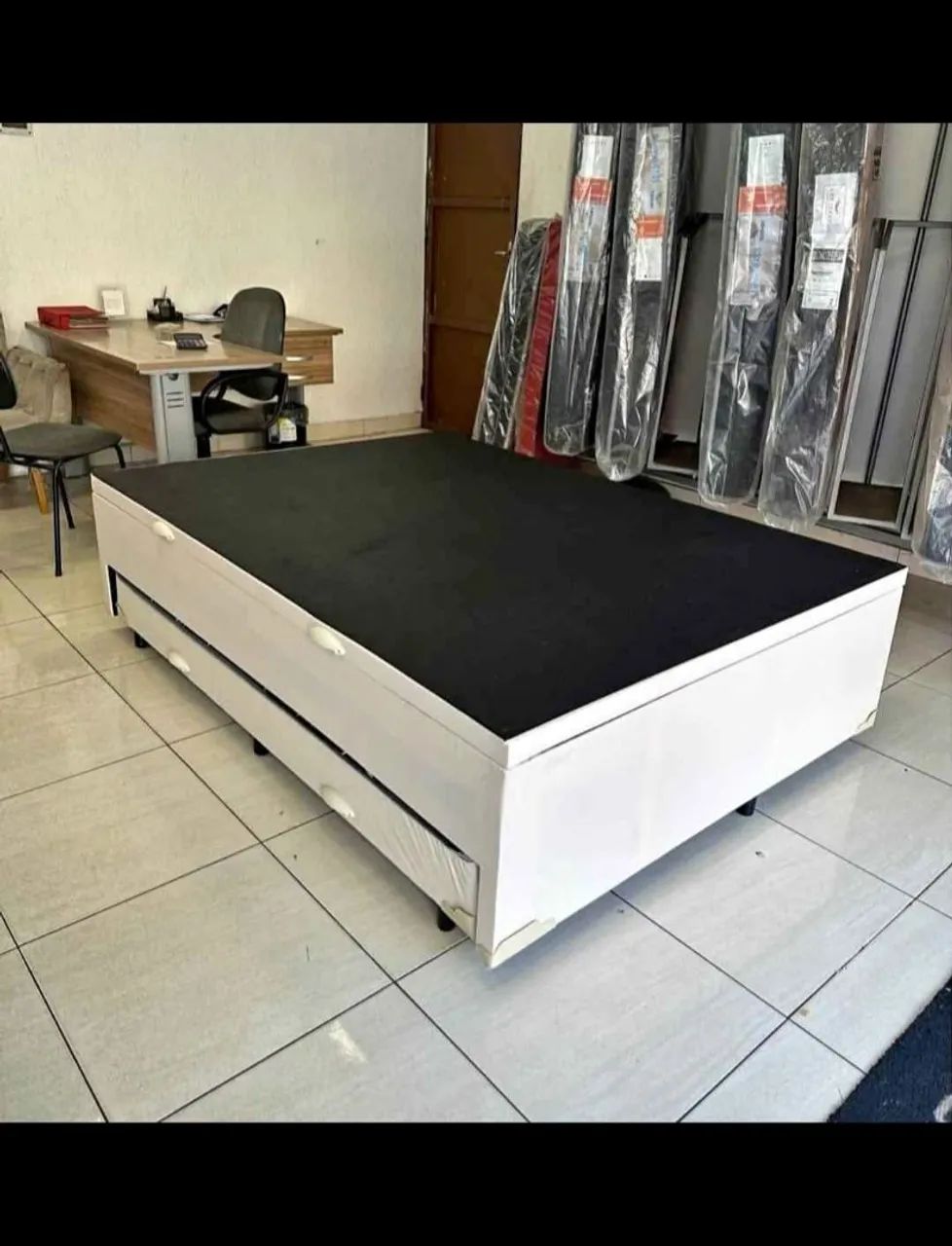 Cama Box casal com Cama Auxiliar solteiro  - Foto 3