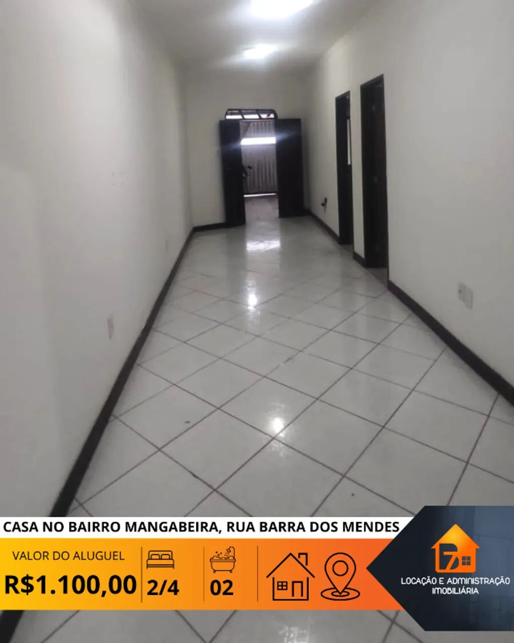 Casa 2/4 no bairro Mangabeira, rua Barra dos Mendes. - Foto 2