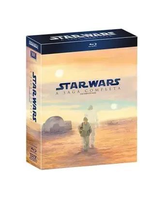 Box Star Wars: A Saga Completa em Bluray, 9 discosBlu-ray é uma